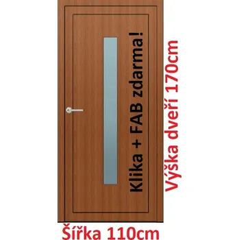 Vchodové dveře Vchodové plastové dveře Soft Hana 110x170 cm - Akce!