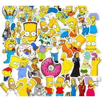 samolepka Super samolepky rodinky Simpsonových 50 ks