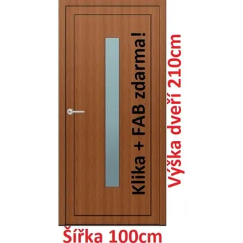 Vchodové dveře Vchodové plastové dveře Soft Hana 100x210 cm - Akce!