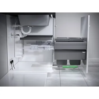 Odpadkový koš Hailo Libero 3.0 Automatický otevírač dvěří,elektronicky podporovaný výsuv dvířek všech druhů