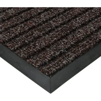 Rohožka Hnědá textilní zátěžová čistící rohož Shakira - 200 x 150 x 1,6 cm