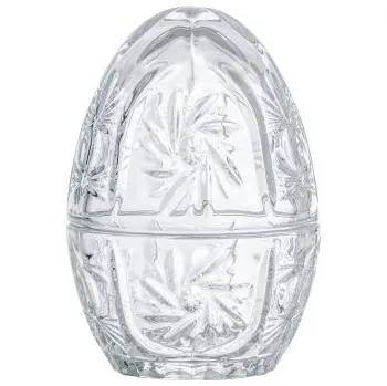 Dóza na potraviny Skleněná dóza s víčkem Egg čirá