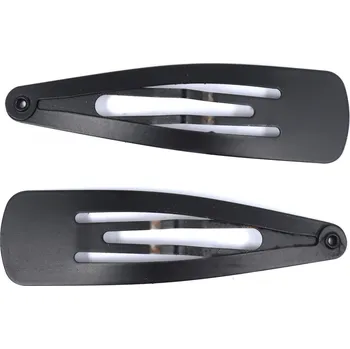 Sponky do vlasů černé matné, 2 ks