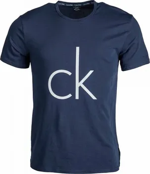 Pánské tričko Calvin Klein S/S Crew Neck modré