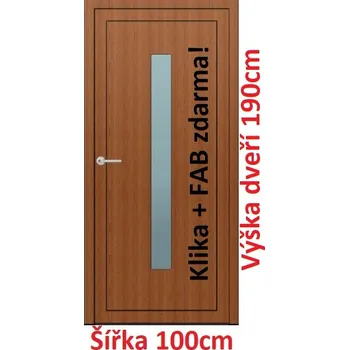 Vchodové dveře Vchodové plastové dveře Soft Hana 100x190 cm - Akce!