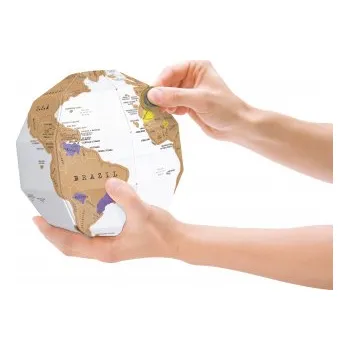 Stírací závěsný globus Scratch globe