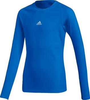 Chlapecké tričko Adidas Alphaskin UK Junior L dlouhý rukáv modré