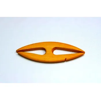 Dřevěný člunek na frivolitkování