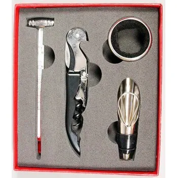 Instantní nápoj víno, vinné sety ,Barový set 4ks dvoustupňový otvírák