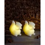 Světelná dekorace ve tvaru veverky – 2 ks