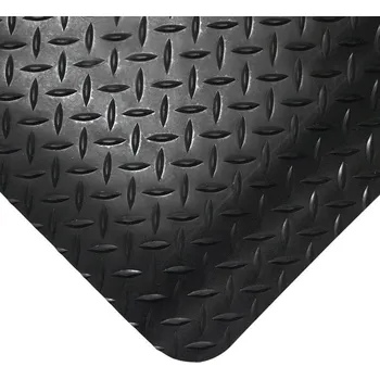 Rohožka Černá gumová protiúnavová průmyslová rohož (role) - 18,3 m x 120 cm x 1,5 cm
