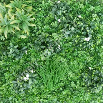 umělá květina Umělá živá zelená stěna WALL GREEN 5A, 100 x 100cm (Zelená stěna)