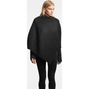 Dámské pončo Krátké pončo černé unisex