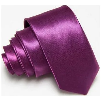 Kravata Úzká SLIM kravata tmavě fialová