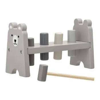 Dřevěná hračka Dřevěná interaktivní hračka Lotus Grey