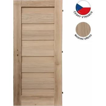 Interiérové dveře SOFT interiérové dveře Nova H7, masivní dub 197 cm/42 mm