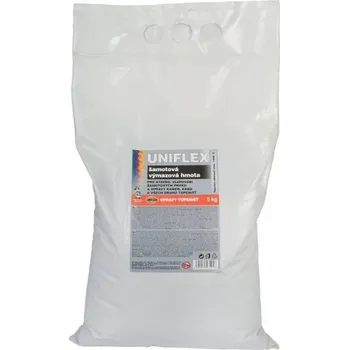 Barvy a Laky Hostivař Uniflex šamotová výmazová hmota šedá, 5 kg