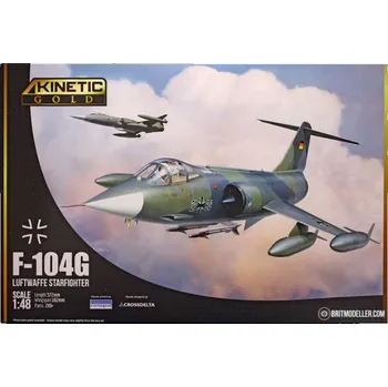Plastikový model Kinetic 1/48 F-104G Starfighter Luftwaffe