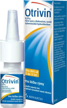 Lék na kašel, rýmu a nachlazení Otrivin 0,5 mg/ml kapky 10 ml