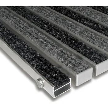 Rohožka Textilní hliníková čistící vnitřní vstupní rohož Alu Standard - 60 x 90 x 2,2 cm