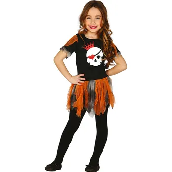 Guirca Fiestas Španělsko Dívčí kostým s lebkou D varianta: 10 až 12 let