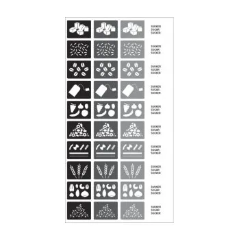 Dóza na potraviny Samolepky na označení úložných boxů s potravinami