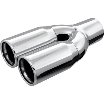 Koncovka výfuku Automax Dvojitá koncovka výfuku , 2x 63 mm, kulatá