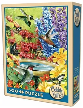 Puzzle Cobble Hill Zahrada kolibříků 500 dílků