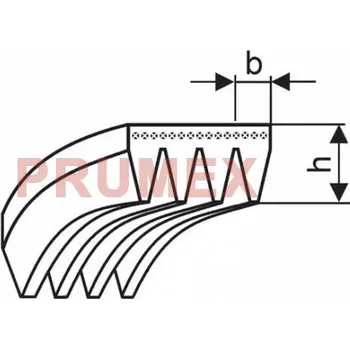 Řemen víceklínový 4 PH 1230 (484-H) optibelt RB