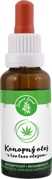 Rostlinný olej Zelená země Konopný a Tea Tree olej 30 ml