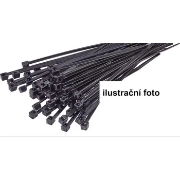 Organizace kabelů Plastový stahovací pásek 360x7,5mm 100 ks