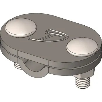 Hromosvod DT Technic SR 03 - plech Svorka zemnící pro spojovací pás - drát - plech