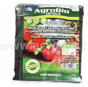 Mulčovací textilie AgroBio Opava Zelená tkaná textilie 1,6x5 m