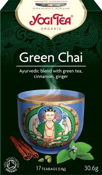 Čaj Yogi Tea Bio Zelený chai 17 x 1,8 g