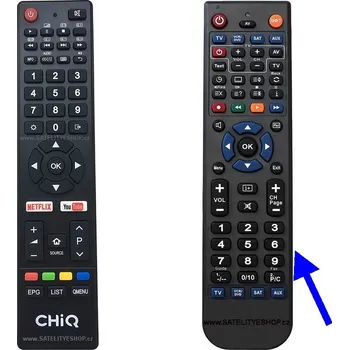 Dálkový ovladač CHIQ L32G5000 dálkový ovladač náhradní