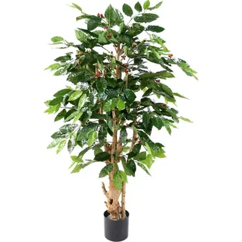 umělá květina KVETOUCÍ KÁVOVNÍK GNARLED, 150cm (Luxusní umělý strom)