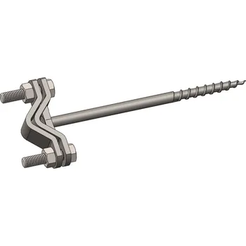 Hromosvod DT Technic DUDa-180 Držák ochr. úhelníku do dřeva - střed. vrut 8x160