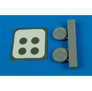 Plastikový model Aires 1/72 Bf 109G-10/K wheels & paint masks