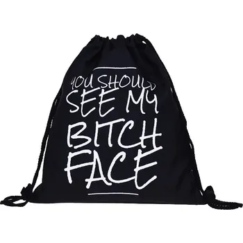 Blingstar Vak na záda s nápisem B*TCH FACE - 982