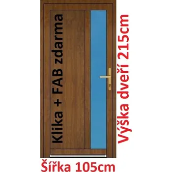 Vchodové dveře Vchodové plastové dveře Soft Rory 105x215 cm - Akce!