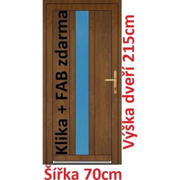 Vchodové dveře Vchodové plastové dveře Soft Sofia 70x215 cm - Akce!
