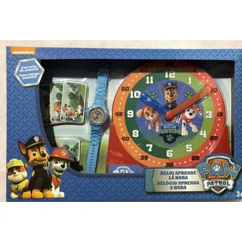 Hodiny Euroswan Paw Patrol hodiny na učení 39 x 25 cm