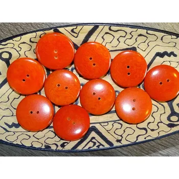 Knoflík Knoflík klasik (oranžový)