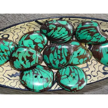 Knoflík Knoflík placka (aqua)