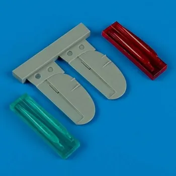 Plastikový model Quickboost 1/72 Spitfire Mk.IX position lights & rudder