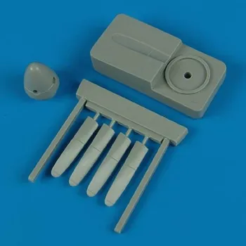 Plastikový model Quickboost 1/72 P-51D Mustang propeller w/tool