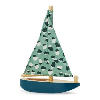 Dřevěná hračka Dřevěná loďka Harbour Boat Petroleum