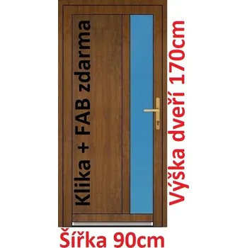 Vchodové dveře Vchodové plastové dveře Soft Rory 90x170 cm - Akce!