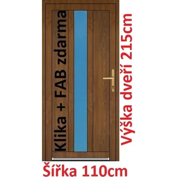 Vchodové dveře Vchodové plastové dveře Soft Sofia 110x215 cm - Akce!