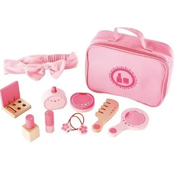 Dětská domácnost HAPE Dřevěný kufřík pro malé parádnice